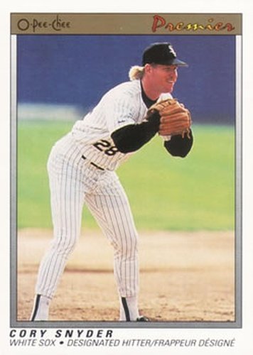 #113 Cory Snyder - Chicago White Sox - 1991 O-Pee-Chee Premier Baseball
