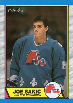 #113 Joe Sakic - Quebec Nordiques - 1989-90 O-Pee-Chee Hockey