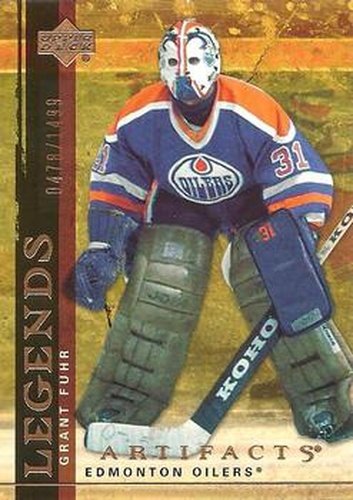 #113 Grant Fuhr - Edmonton Oilers - 2007-08 Upper Deck Artifacts Hockey