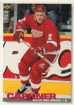 #113 Terry Carkner - Detroit Red Wings - 1995-96 Collector's Choice Hockey