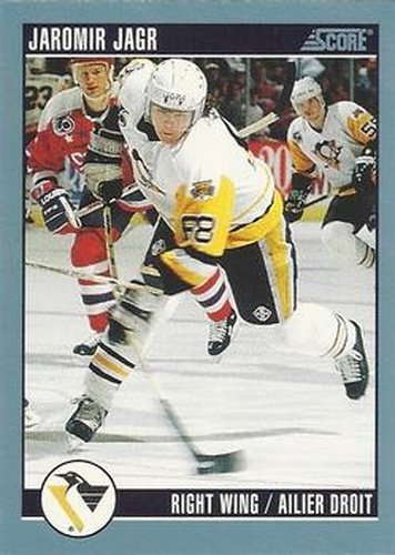 #113 Jaromir Jagr - Pittsburgh Penguins - 1992-93 Score Canadian Hockey