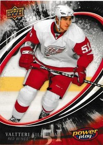 #113 Valtteri Filppula - Detroit Red Wings - 2008-09 Upper Deck Power Play Box Set Hockey