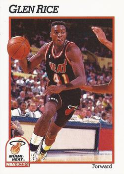#113 Glen Rice - Miami Heat - 1991-92 Hoops Basketball