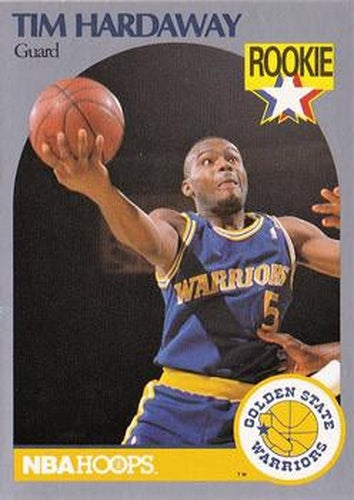 #113 Tim Hardaway - Golden State Warriors - 1990-91 Hoops Basketball