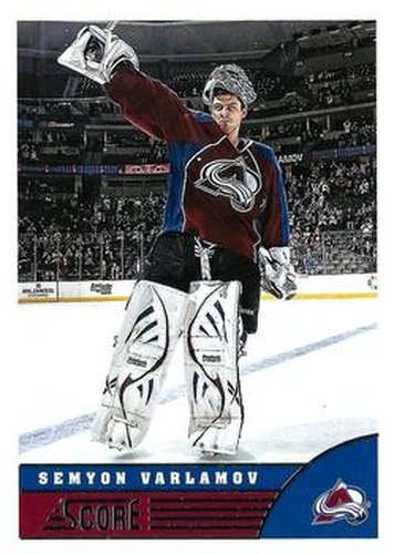 #113 Semyon Varlamov - Colorado Avalanche - 2013-14 Score Hockey