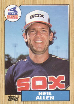 #113 Neil Allen - Chicago White Sox - 1987 Topps Baseball