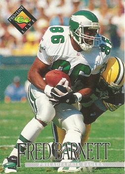 #113 Fred Barnett - Philadelphia Eagles - 1994 Pro Line Live Football