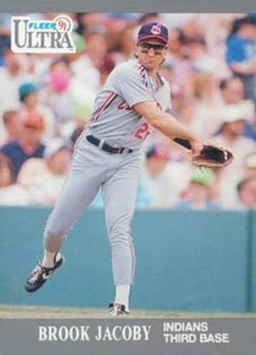 #113 Brook Jacoby - Cleveland Indians - 1991 Ultra Baseball