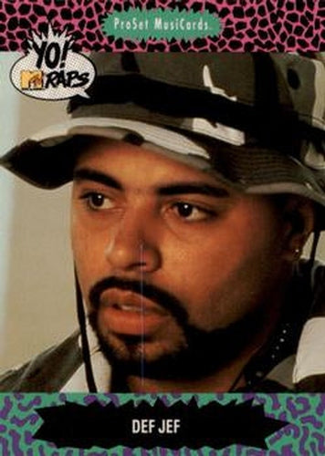 #113 Def Jef - 1991 Pro Set Yo! MTV Raps