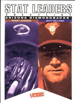 #113 Randy Johnson / Matt Williams - Arizona Diamondbacks - 2000 Upper Deck Victory Baseball