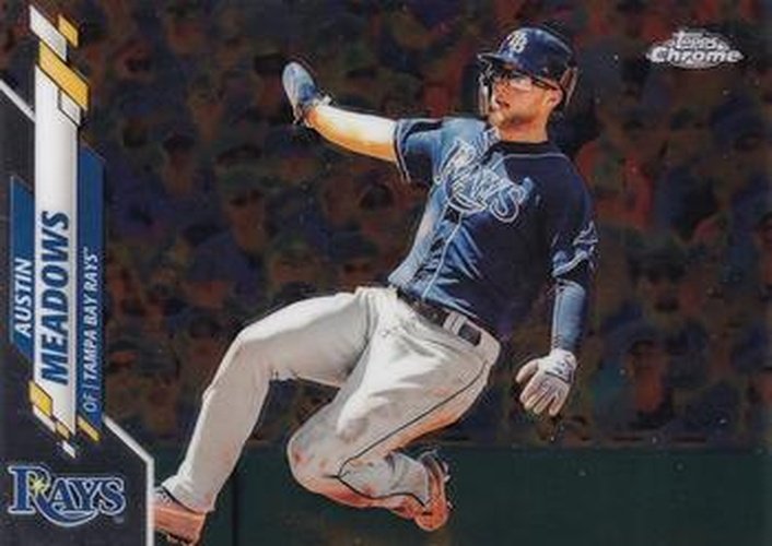 #113 Austin Meadows - Tampa Bay Rays - 2020 Topps Chrome Baseball
