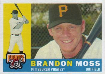 #113 Brandon Moss - Pittsburgh Pirates - 2009 Topps Heritage Baseball