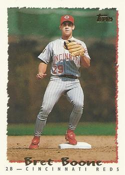 #113 Bret Boone - Cincinnati Reds - 1995 Topps Baseball