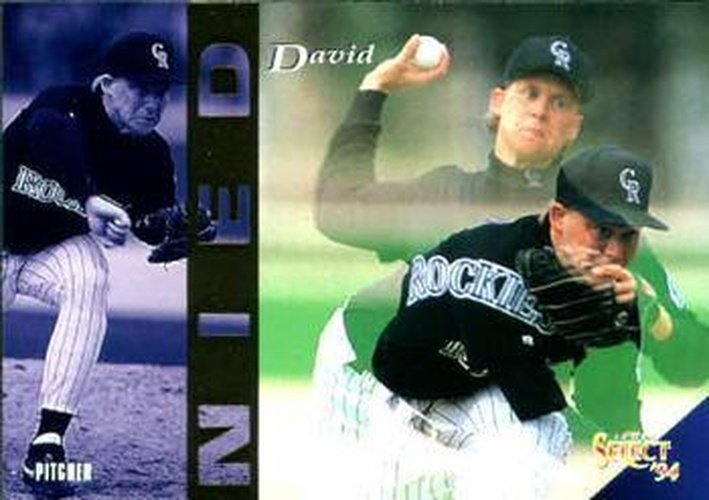 #113 David Nied - Colorado Rockies - 1994 Select Baseball