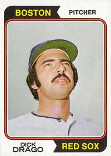 #113 Dick Drago - Boston Red Sox - 1974 Topps Baseball