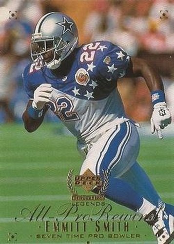 #113 Emmitt Smith - Dallas Cowboys - 1999 Upper Deck Century Legends Football