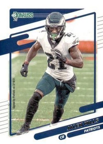 #113 Jalen Mills - New England Patriots - 2021 Donruss Football