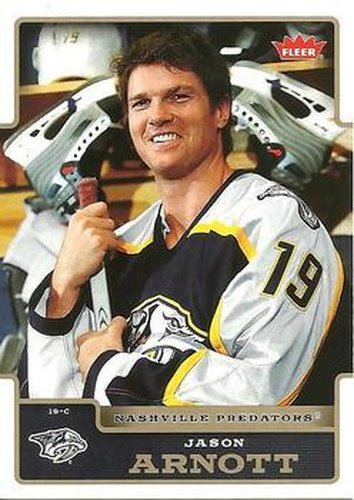 #113 Jason Arnott - Nashville Predators - 2006-07 Fleer Hockey