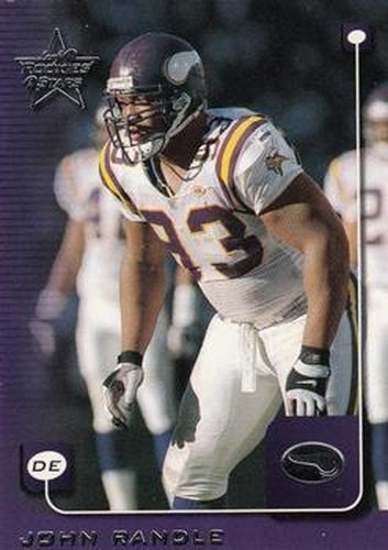 #113 John Randle - Minnesota Vikings - 1999 Leaf Rookies & Stars Football