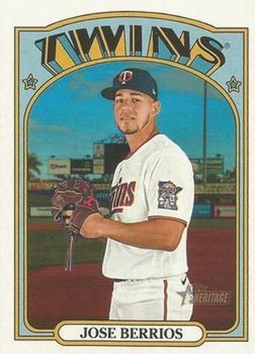 #113 Jose Berrios - Minnesota Twins - 2021 Topps Heritage Baseball