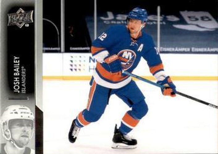 #113 Josh Bailey - New York Islanders - 2021-22 Upper Deck Hockey