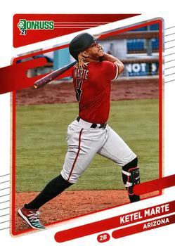 #113 Ketel Marte - Arizona Diamondbacks - 2021 Donruss Baseball