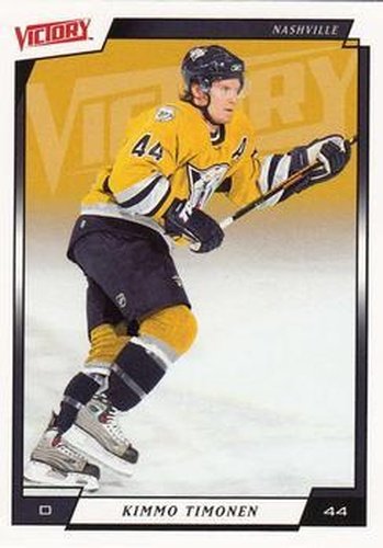 #113 Kimmo Timonen - Nashville Predators - 2006-07 Upper Deck Victory Hockey