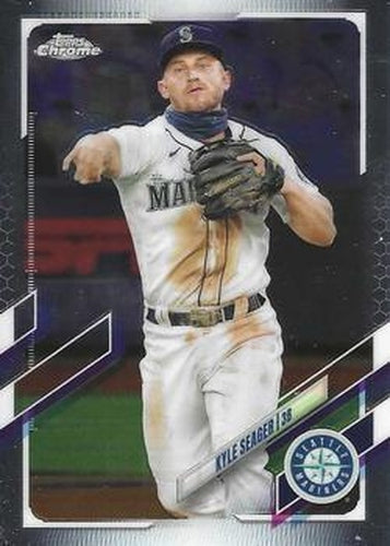 #113 Kyle Seager - Seattle Mariners - 2021 Topps Chrome Baseball