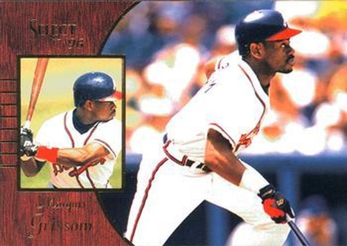 #113 Marquis Grissom - Atlanta Braves - 1996 Select Baseball
