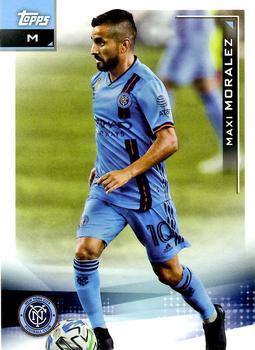 #113 Maxi Moralez - New York City FC - 2021 Topps MLS Soccer