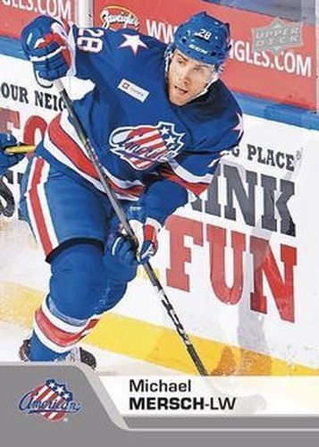 #113 Michael Mersch - Rochester Americans - 2020-21 Upper Deck AHL Hockey