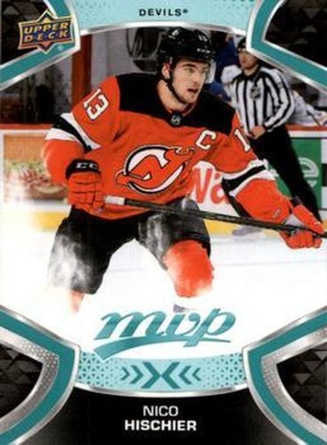 #113 Nico Hischier - New Jersey Devils - 2021-22 Upper Deck MVP Hockey