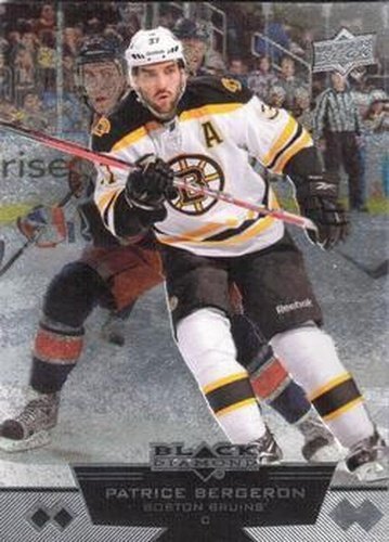 #113 Patrice Bergeron - Boston Bruins - 2012-13 Upper Deck Black Diamond Hockey