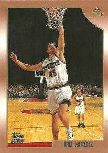#113 Raef LaFrentz - Denver Nuggets - 1998-99 Topps Basketball
