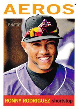 #113 Ronny Rodriguez - Akron Aeros - 2013 Topps Heritage Minor League Baseball