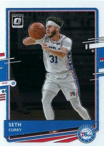 #113 Seth Curry - Philadelphia 76ers - 2020-21 Donruss Optic Basketball