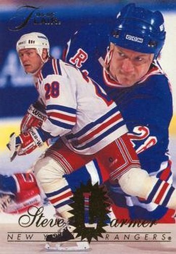 #113 Steve Larmer - New York Rangers - 1994-95 Flair Hockey