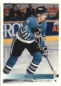 #113 Vlastimil Kroupa - San Jose Sharks - 1994-95 Topps Premier Hockey