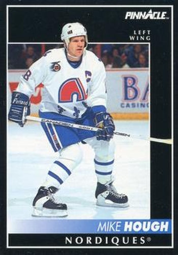 #113 Mike Hough - Quebec Nordiques - 1992-93 Pinnacle Canadian Hockey
