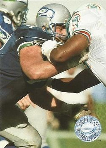 #113 Bryan Millard - Seattle Seahawks - 1991 Pro Set Platinum Football