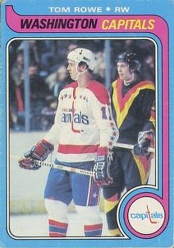 #113 Tom Rowe - Washington Capitals - 1979-80 O-Pee-Chee Hockey