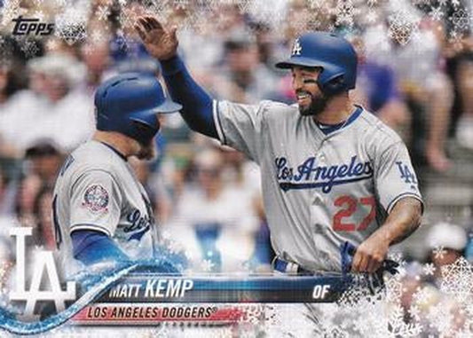 #HMW113 Matt Kemp - Los Angeles Dodgers - 2018 Topps Holiday Baseball