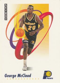 #113 George McCloud - Indiana Pacers - 1991-92 SkyBox Basketball