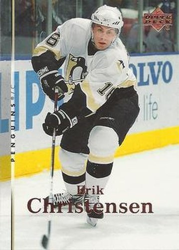 #113 Erik Christensen - Pittsburgh Penguins - 2007-08 Upper Deck Hockey