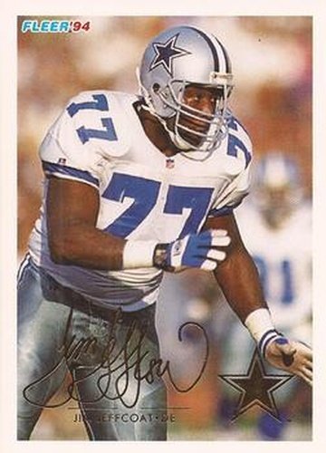 #113 Jim Jeffcoat - Dallas Cowboys - 1994 Fleer Football