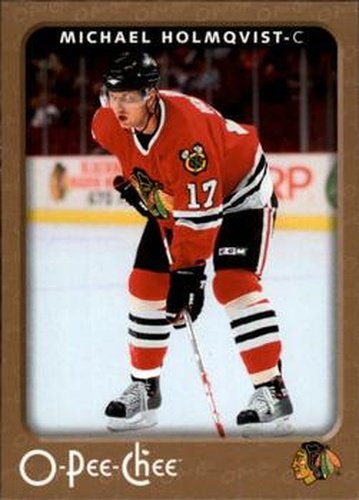 #113 Michael Holmqvist - Chicago Blackhawks - 2006-07 O-Pee-Chee Hockey
