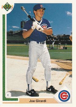 #113 Joe Girardi - Chicago Cubs - 1991 Upper Deck Baseball