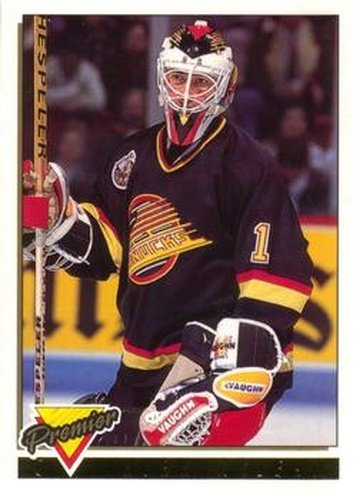 #113 Kirk McLean - Vancouver Canucks - 1993-94 O-Pee-Chee Premier Hockey - Gold