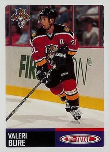 #113 Valeri Bure - Florida Panthers - 2002-03 Topps Total Hockey