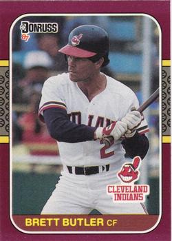 #113 Brett Butler - Cleveland Indians - 1987 Donruss Opening Day Baseball
